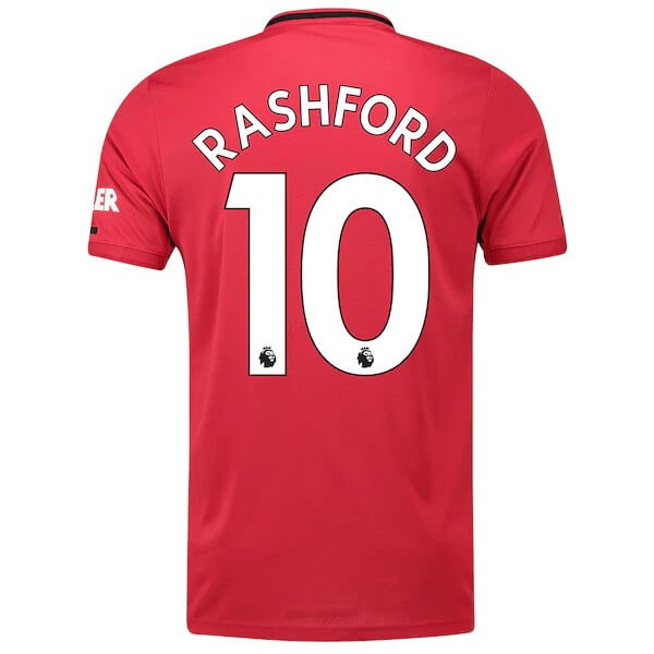 Maillot Football Manchester United NO.10 Rashford Domicile 2019-20 Rouge